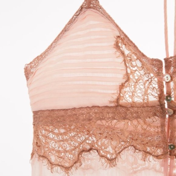 Womens Zara Combined Lace Top - Picture 3 of 8